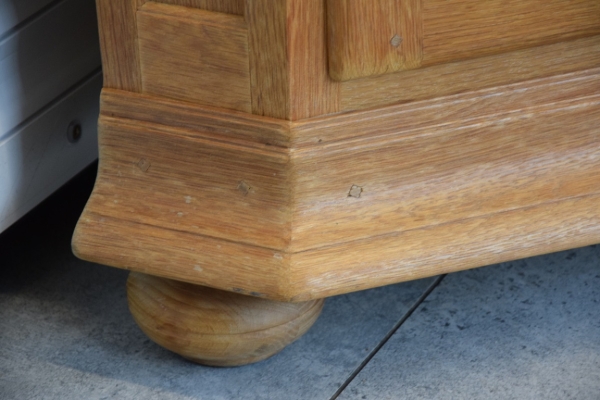 Ogłoszenie - witryna narożna z drewna dębowego - jak nowa. Zdjęcie 6