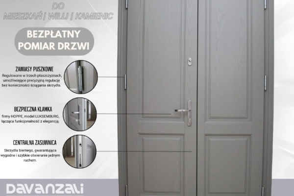 Ogłoszenie - Producent drzwi drewnianych - drzwi wewnętrzne DĘBOWE, rewersyjne, zabudowy ścian i wejściowe, zewnętrzne  Davanzali. Zdjęcie 7