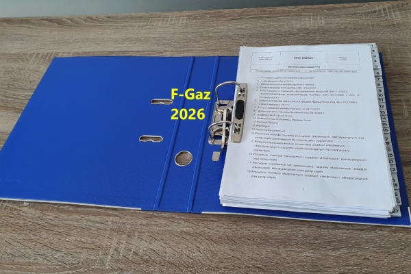 Ogłoszenie - Procedury F-Gazowe F-Gaz 2026 - FV - automat 1 minuta. Zdjęcie 2