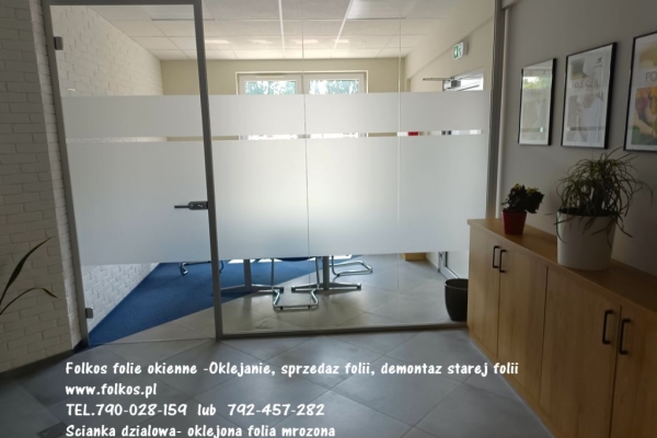Ogłoszenie - Folie matowe mrożone, mleczne, szron...-Folie matowe sprzedaż, wysyłka, usługa montażu -Warszawa -Folie MAT MROŻONY. Zdjęcie 9