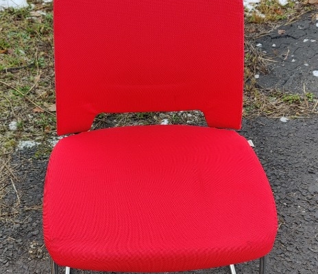 Ogłoszenie - Fotel biurowy PROFI Arca czerwony, używany, FAKTURA VAT. Zdjęcie 1