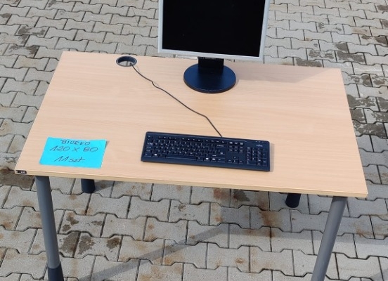 Ogłoszenie - Biurko Kinarps 120 x 80, sosna, używane stan bardzo dobry, FAKTURA VAT! !!. Zdjęcie 2