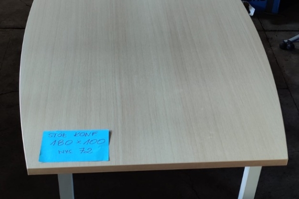 Ogłoszenie - Stół konferencyjny 180x100, FAKTURA VAT ! stan bardzo dobry. Zdjęcie 1