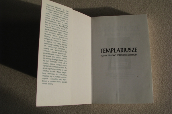 Ogłoszenie - Templariusze. Tajemni strażnicy tożsamości Chrystusa, L. Picknett, C.Prince. Zdjęcie 6