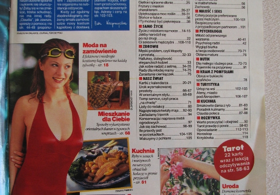 Ogłoszenie - Magazyn Claudia – miesięcznik z lat 1997 - 2013. Zdjęcie 3