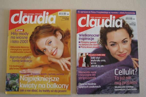 Ogłoszenie - Magazyn Claudia – miesięcznik z lat 1997 - 2013. Zdjęcie 4