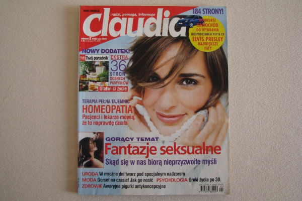 Ogłoszenie - Magazyn Claudia – miesięcznik z lat 1997 - 2013. Zdjęcie 8