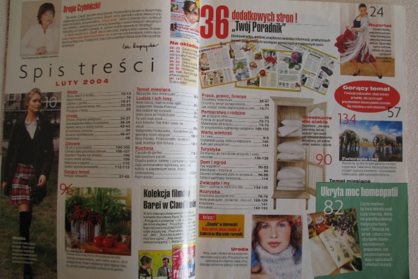 Ogłoszenie - Magazyn Claudia – miesięcznik z lat 1997 - 2013. Zdjęcie 9