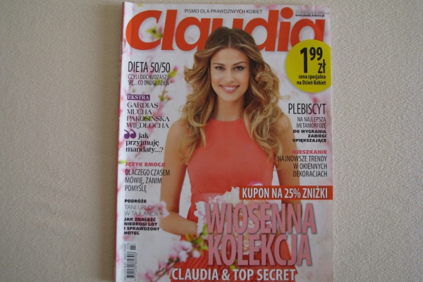 Ogłoszenie - Magazyn Claudia – miesięcznik z lat 1997 - 2013. Zdjęcie 10