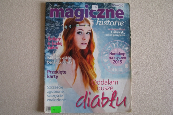 Ogłoszenie - Magiczne historie – magia i ezoteryka, nr 1 z 2015 r.. Zdjęcie 1