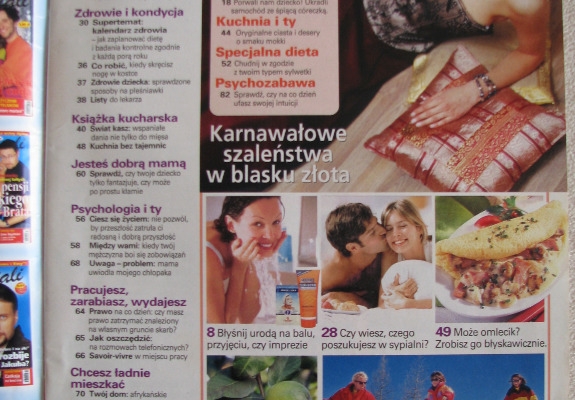 Ogłoszenie - Świat kobiety – miesięcznik nr 1.2002 r. i nr 9.2014 r.. Zdjęcie 3