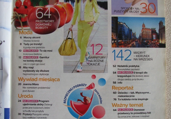 Ogłoszenie - Świat kobiety – miesięcznik nr 1.2002 r. i nr 9.2014 r.. Zdjęcie 6