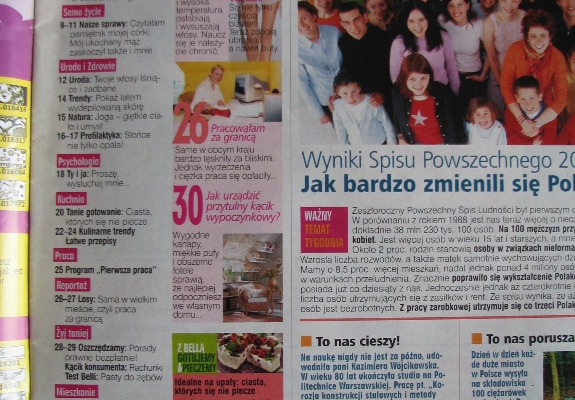 Ogłoszenie - Magazyn Bella nr 18 i 28 z 2003 r.. Zdjęcie 3