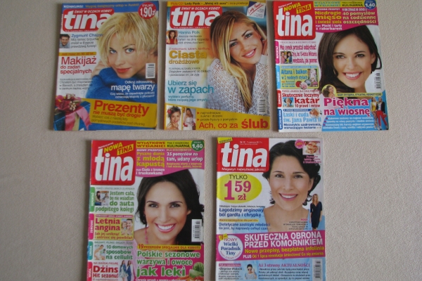 Ogłoszenie - Magazyn Tina nr 10 i 12 z 2014 r. Nowa Tina. Zdjęcie 6