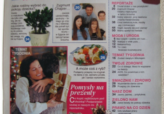 Ogłoszenie - Magazyn Tina nr 47 i 50 z 2003 r. Świat w oczach kobiet. Zdjęcie 3