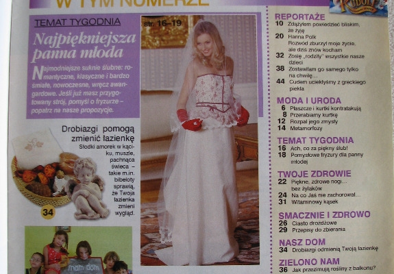 Ogłoszenie - Magazyn Tina nr 47 i 50 z 2003 r. Świat w oczach kobiet. Zdjęcie 5