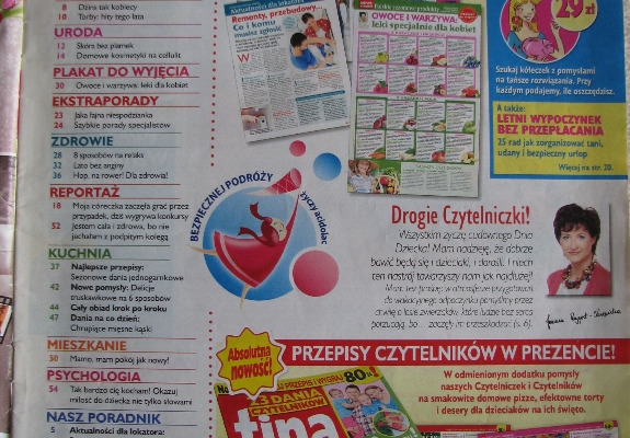 Ogłoszenie - Magazyn Tina nr 10 i 12 z 2014 r. Nowa Tina. Zdjęcie 3