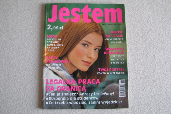 Ogłoszenie - Magazyn Jestem nr 10 z 2002 r.– miesięcznik dla młodych kobiet. Zdjęcie 1