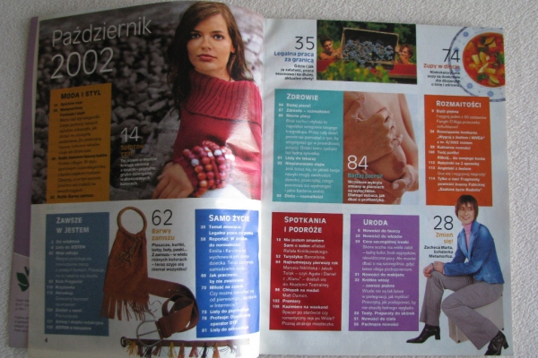Ogłoszenie - Magazyn Jestem nr 10 z 2002 r.– miesięcznik dla młodych kobiet. Zdjęcie 2