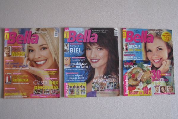 Ogłoszenie - Magazyn Bella nr 18, 19 i 28 z 2003 r.. Zdjęcie 1