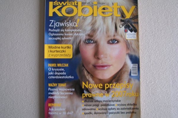 Ogłoszenie - Magazyn Świat kobiety z lat 2006 - 2019 r.. Zdjęcie 4