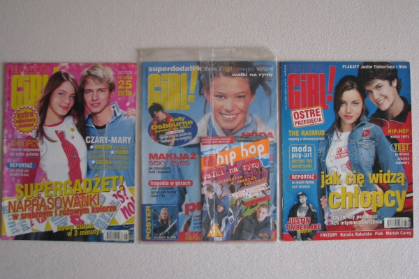 Ogłoszenie - Magazyn Bravo, Bravo Girl, Popcorn z 2003 r. z dodatkami i plakatami. Zdjęcie 4