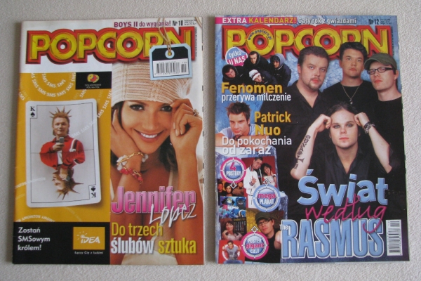 Ogłoszenie - Magazyn Bravo, Bravo Girl, Popcorn z 2003 r. z dodatkami i plakatami. Zdjęcie 5