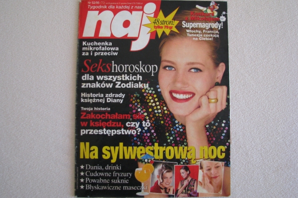 Ogłoszenie - Naj – tygodnik nr 52 z 1995 r. i dwutygodnik nr 4 z 2015 r.. Zdjęcie 2