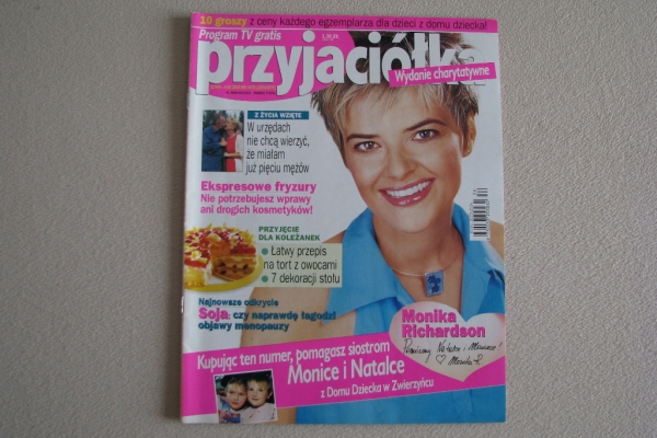 Ogłoszenie - Przyjaciółka nr 34/35 z 2003 r. + program TV. Zdjęcie 1