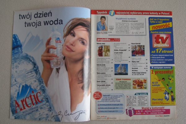Ogłoszenie - Przyjaciółka nr 34/35 z 2003 r. + program TV. Zdjęcie 2