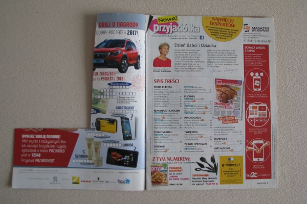 Ogłoszenie - Przyjaciółka z 2017 i 2018 r. – dwutygodnik. Zdjęcie 6