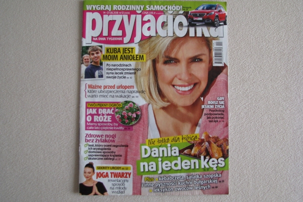 Ogłoszenie - Przyjaciółka nr 8 z 2013 r. i nr 12 z 2018 r.. Zdjęcie 2