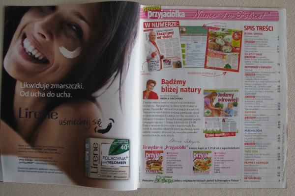 Ogłoszenie - Przyjaciółka nr 8 z 2013 r. i nr 12 z 2018 r.. Zdjęcie 6