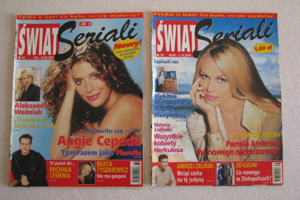 Ogłoszenie - Magazyn Świat Seriali z roku 2000. Zdjęcie 3