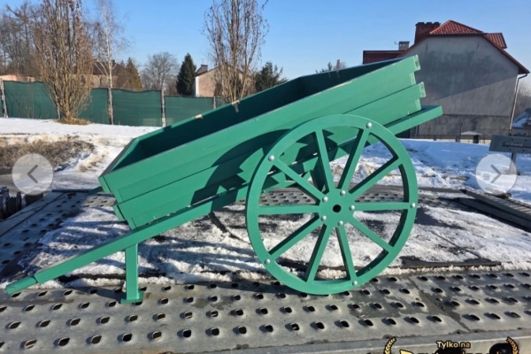 Ogłoszenie - Sprzedam wózek na warzywa i owoce, wystawowy drewniany. Zdjęcie 3