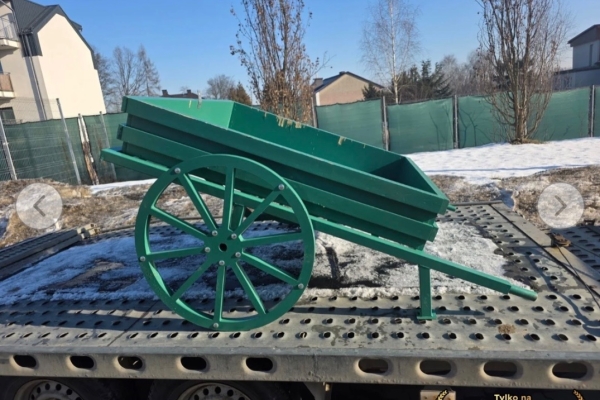 Ogłoszenie - Sprzedam wózek na warzywa i owoce, wystawowy drewniany. Zdjęcie 4