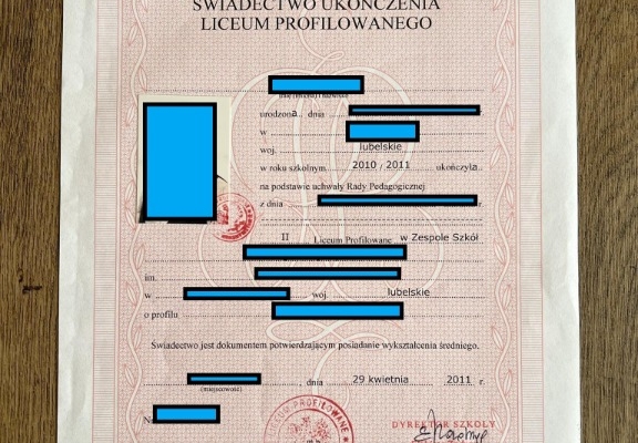 Ogłoszenie - Ile kosztuje matura z wpisem , matura z wpisem , kupie mature , kupie mature z wpisem. Zdjęcie 1