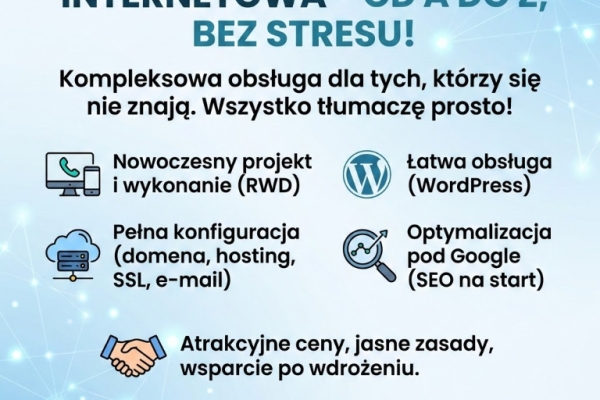Ogłoszenie - Strony internetowe TANIO od A do Z | Tanio strony www. Zdjęcie 1
