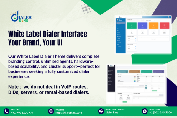 Ogłoszenie - White Label Dialer Interface Your Brand, Your UI. Zdjęcie 1