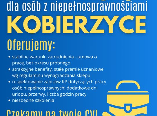 Ogłoszenie - Asystent/-ka kas samoobsługowych Kobierzyce. Zdjęcie 1