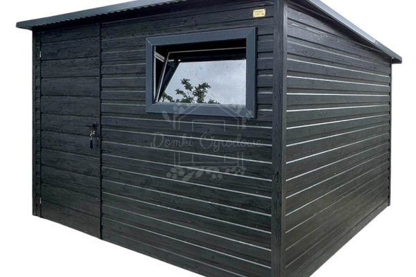 Ogłoszenie - Schowek - domek ogrodowy 3x2m - drzwi - okno - sosna norweska - drewnopodobny - dach spad w tył - rynna ID1053. Zdjęcie 1