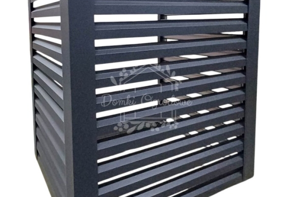 Ogłoszenie - Osłona klimatyzatora – pompy ciepła 100x60x160 cm antracyt ID1146. Zdjęcie 1