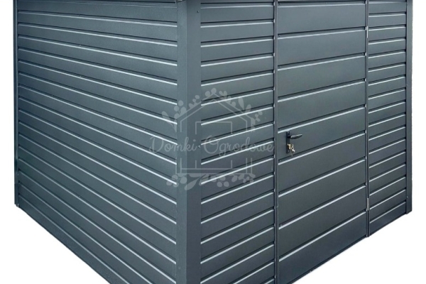 Ogłoszenie - Schowek domek ogrodowy 2x2m - drzwi - antracyt - dach dwuspadowy ID1080. Zdjęcie 1