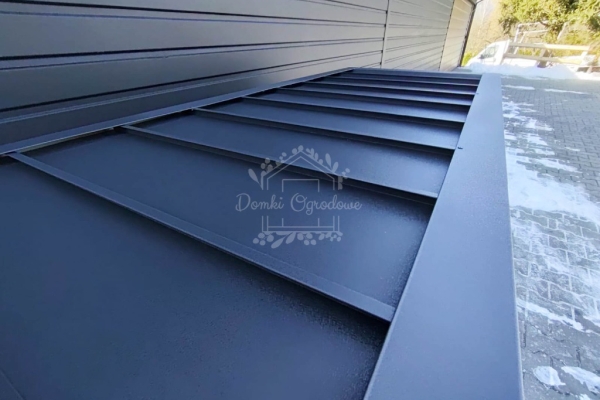 Ogłoszenie - Zabudowa koszy na śmieci wiata śmietnikowa obudowa kubłów 177x65x110 cm 3x120L antracyt + jasny orzech ID1151. Zdjęcie 3