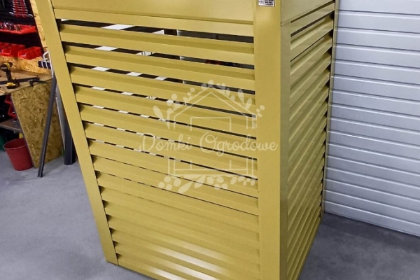 Ogłoszenie - Osłona klimatyzatora – pompy ciepła 120x80x180cm cm Piaskowy ID1149. Zdjęcie 4