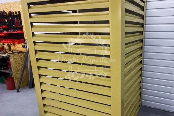 Ogłoszenie - Osłona klimatyzatora – pompy ciepła 120x80x180cm cm Piaskowy ID1149. Zdjęcie 3