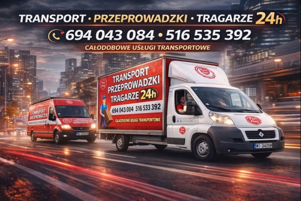 Ogłoszenie - PRZEPROWADZKI WARSZAWA 24H   TRANSPORT  TRAGARZE WNOSZENIE GABARYTÓW. Zdjęcie 1
