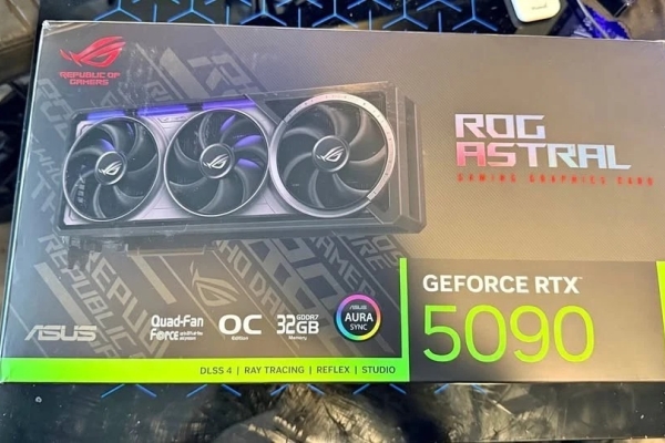 Ogłoszenie - Nowa karta graficzna ASUS ROG Astral GeForce RTX 5090 z 32 GB pamięci GDDR7. Zdjęcie 1
