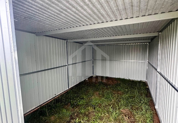 Ogłoszenie - Garaż blaszany 3x5m - brama dwuskrzydłowa - antracyt - dach spad w tył  SO168. Zdjęcie 2