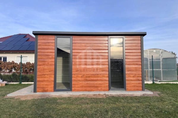 Ogłoszenie - Schowek - domek ogrodowy 3x2 m - drzwi - 2 x okno - drewnopodobny - dach spad w tył SO177. Zdjęcie 3